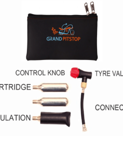 GRAND PITSTOP UNIVERSAL TYRE INFLATOR WITH CO2 INFLATION CARTRIDGETS