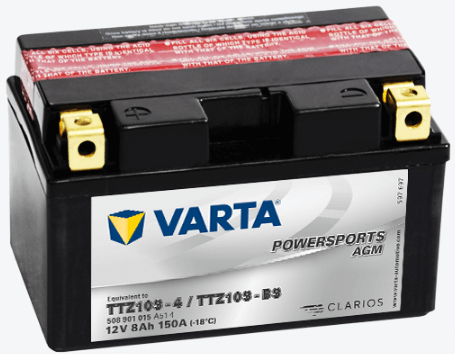 VARTA POWER SPORTS AGM BATTERY: TTZ10S-BS