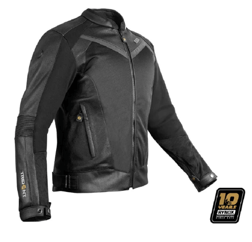 RYNOX TRIDENT LEATHER MESH JACKETS: Black - Suzuki Motorcycles Riding Store