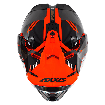 AXXIS WOLF DS FOREST GLOSS HELMETS: Fluorescent Red - Suzuki ...