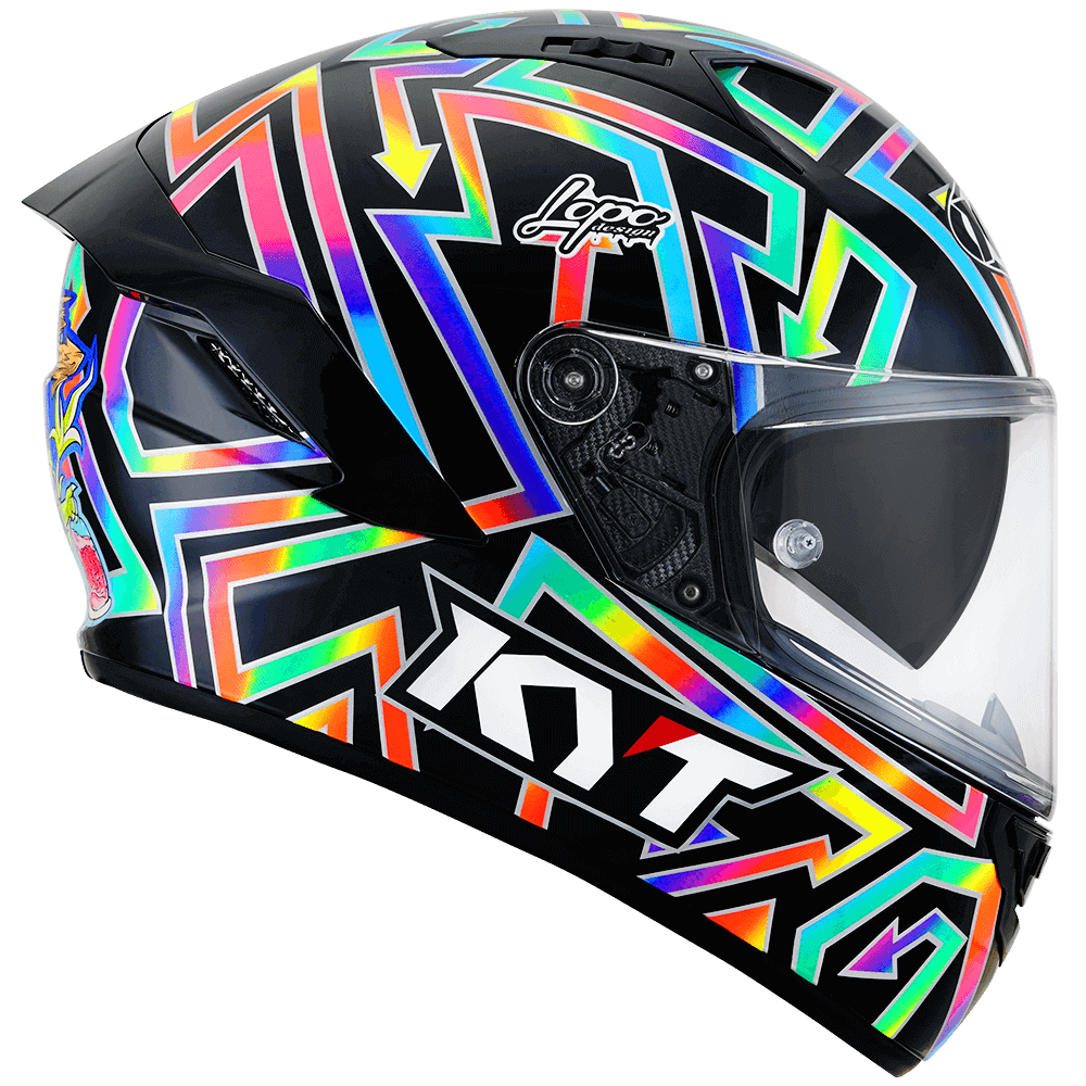 KYT NFR MANZI MISANO REPLICA GLOSS HELMETS Suzuki Motorcycles Riding