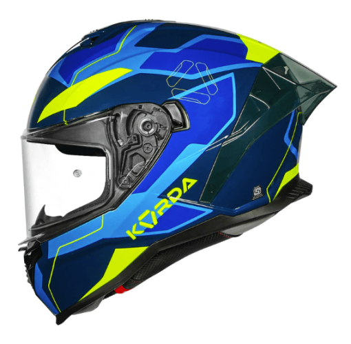 KORDA HELMETS SHOCKWAVE FLOW GLOSS: Blue