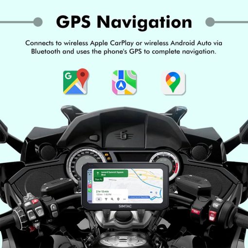 SIMTAC MOTORCYCLE NAVIGATION SYSTEM – M6DT - Image 3
